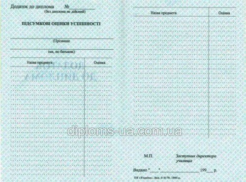 Диплом лицея после 1993 года - Фото 4 Диплом лицея после 1993 года - Фото 4